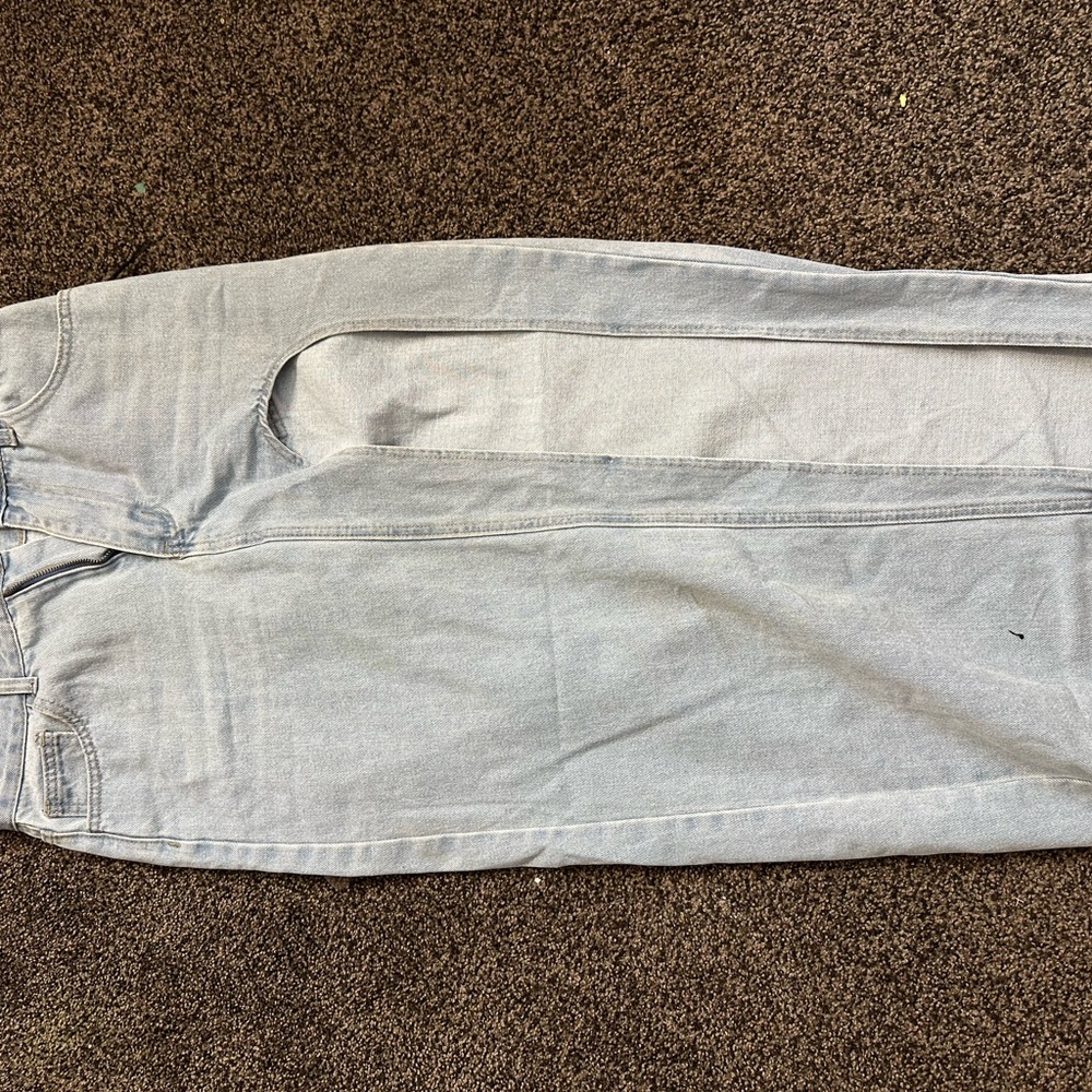 Fashion Nova Gray Maxi Skirt